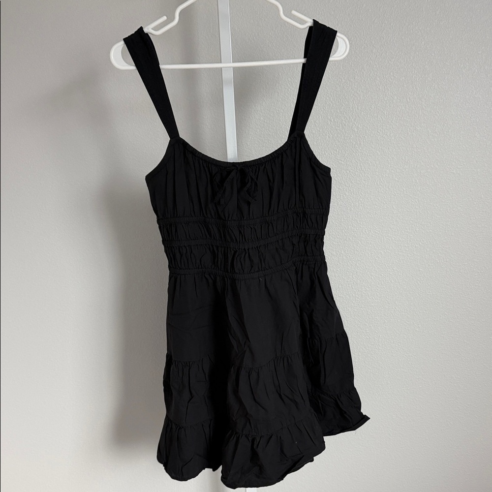 Aritzia Sunday Best Smocked Mini Dress